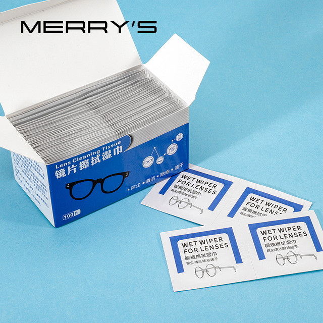 MERRY'S Lens Cleaning Wipes Cleaning for Glasses Lenses Sunglasses Camera  Lenses Cell Phone Laptop Lens Clothes 100ct Pack - AliExpress